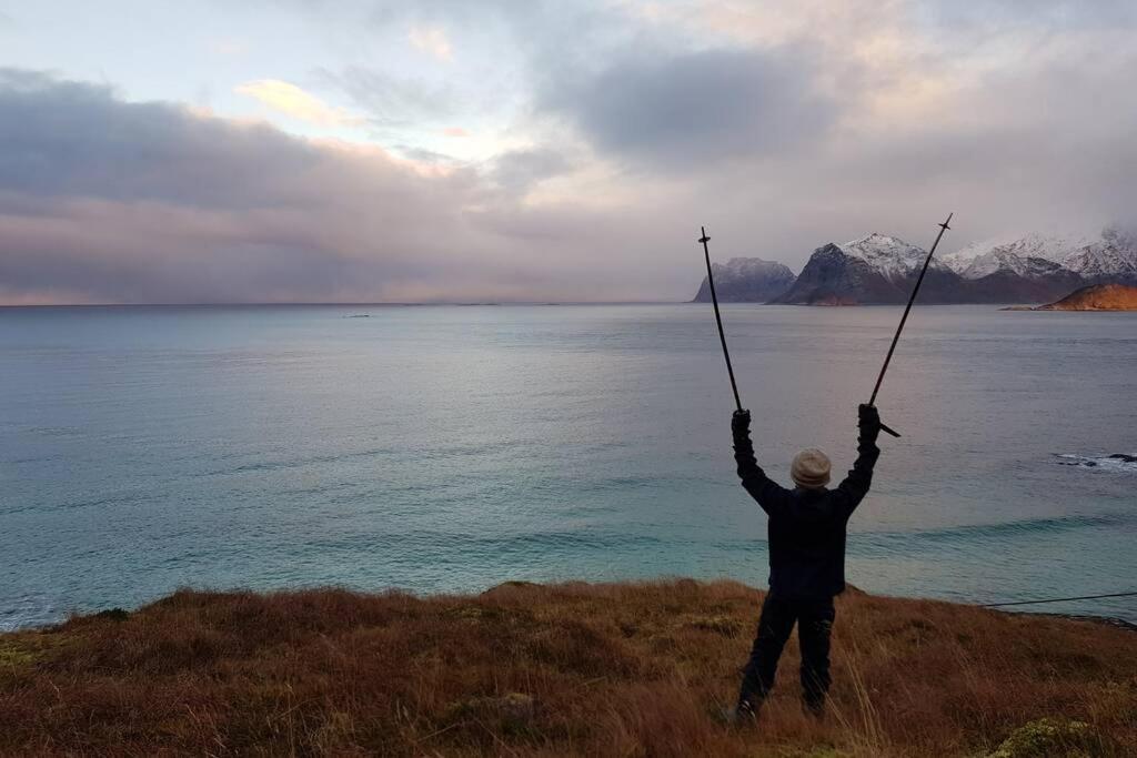 Lofoten- Enjoy The Nature-With A Beautiful Beach Napp Exteriör bild